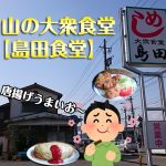 富山の島田食堂で人気の鶏の唐揚げと超特大オムライスを食べてきた感想