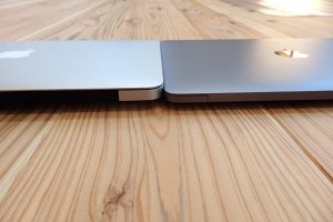 MacBook12とMacBook Air11.6の外観比較2